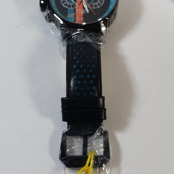 Invicta NWT 48mm S1 Rally Black and Teal Driving Watch - Picture 10 of 13